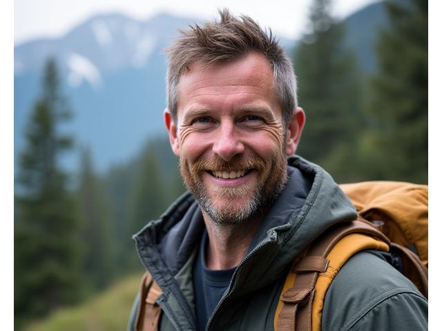 Portrait of Liam O'Connell, Wilderness Survival Expert